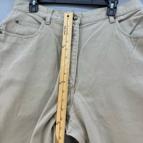 Woolrich John Rich and Bros Pants Women's 16 Khaki High Rise Straight Leg VTG - Picture 14 of 15